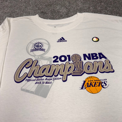 2010 Los Angeles Lakers NBA Champions Shirt 2XL NWT