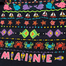Load image into Gallery viewer, Vintage Maine Things Patterned Shirt XS/S