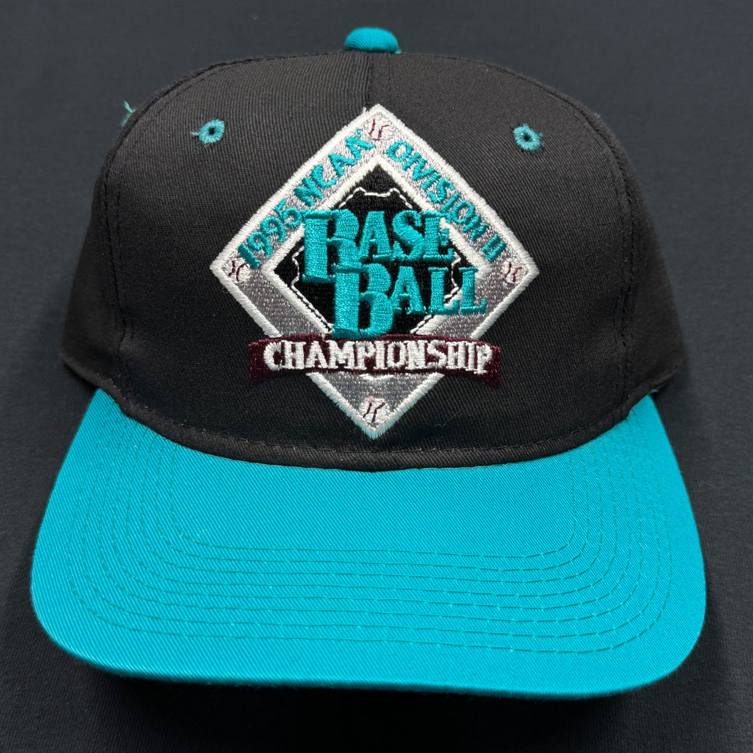 Vintage 1995 NCAA D2 Baseball Championship Snapback Hat