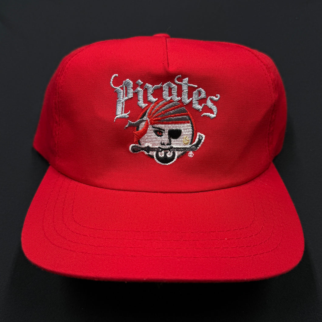 Portland Pirates Red Twill Snapback Hat