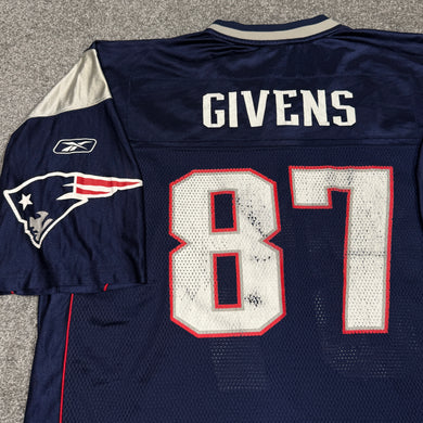 Vintage David Givens New England Patriots Jersey XL