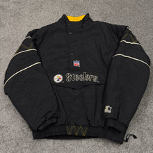 Load image into Gallery viewer, Vintage Pittsburgh Steelers Starter Puffer Jacket L