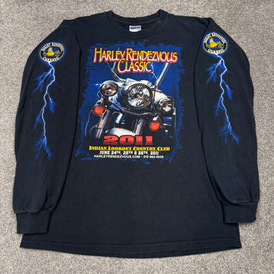 2011 Harley Rendezvous Lightning Long Sleeve Shirt S