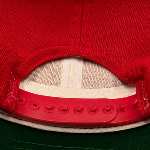 Vintage New England Patriots Red Snapback Hat