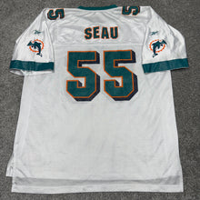 Load image into Gallery viewer, Vintage Junior Seau Miami Dolphins Reebok Jersey XL