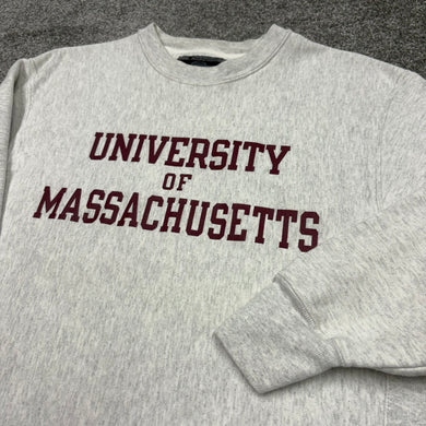 Vintage UMass Amherst Champion Reverse Weave Sweatshirt M