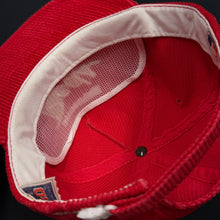 Load image into Gallery viewer, Vintage Cincinnati Reds SS Corduroy Script Strapback Hat