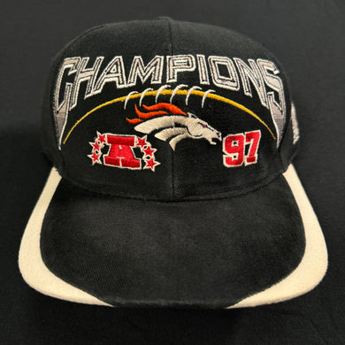 Vintage 1997 Denver Broncos SS Snapback Hat