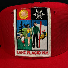 Load image into Gallery viewer, Vintage Lake Placid NY Summer/Winter Snapback Hat