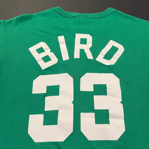 Vintage Larry Bird Celtics Starter Shirt S/M