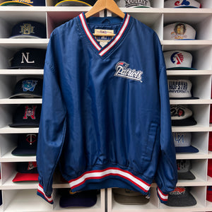 Vintage Drew Bledsoe Patriots Starter Jacket L/XL