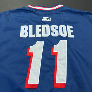 Vintage Drew Bledsoe Patriots Starter Jacket L/XL