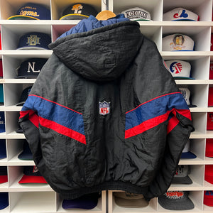 Vintage Patriots Starter Arch Puffer Jacket M