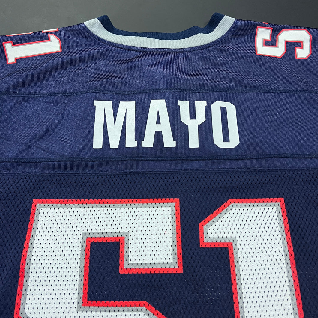 Vintage Jerod Mayo Patriots Reebok Jersey S