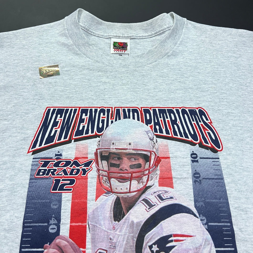 Vintage 2002 Tom Brady Patriots Shirt L