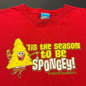 Vintage 2002 Spongebob Christmas Shirt 2XL