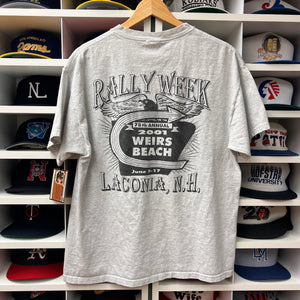 Vintage 2001 Laconia Rally Week Shirt L