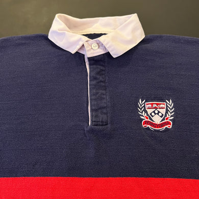 Vintage University Of Pennsylvania Striped Rugby Shirt XL