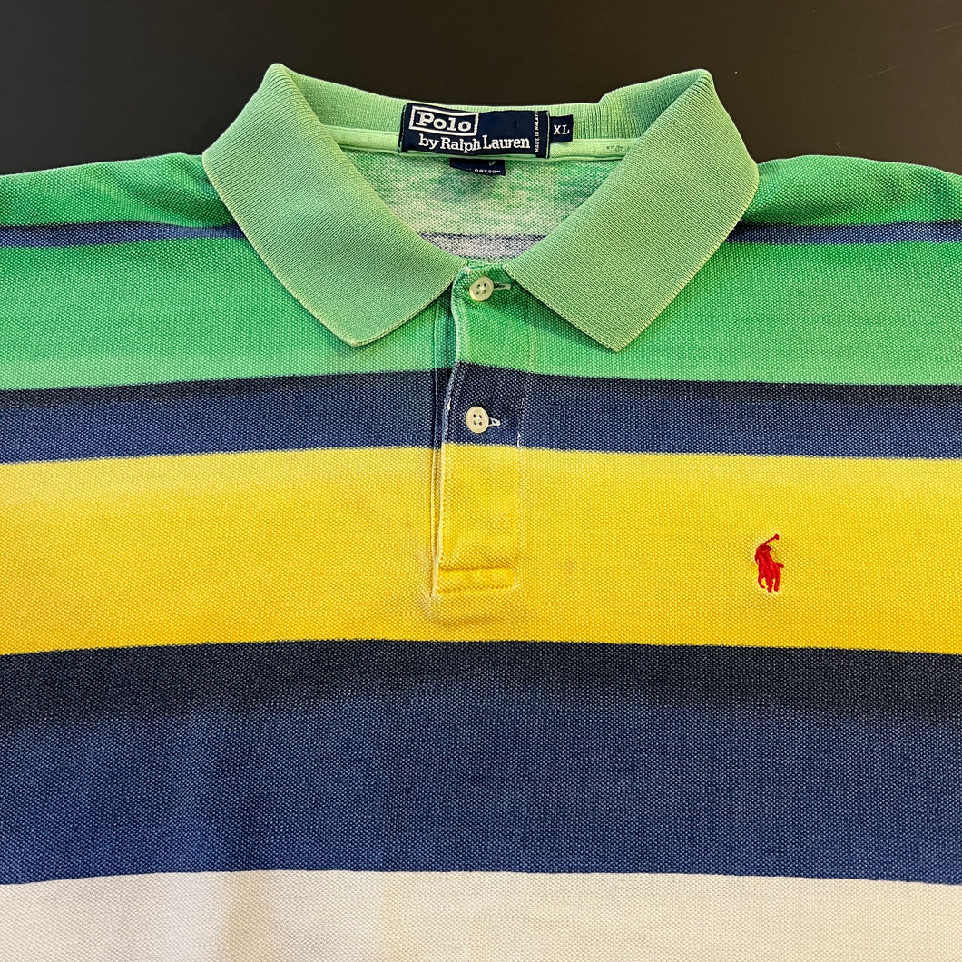Vintage Polo Striped Shirt L