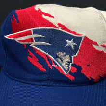 Load image into Gallery viewer, Vintage New England Patriots Logo Athletic Splash Snapback Hat
