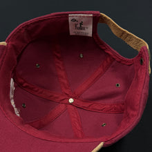Load image into Gallery viewer, Vintage Florida State Seminoles Suede Brim Strapback Hat