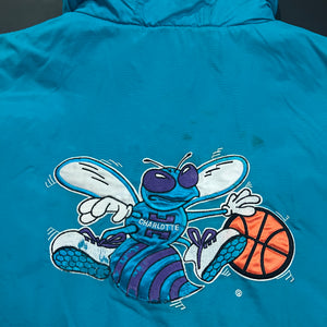 Vintage Charlotte Hornets Starter Puffer Jacket L