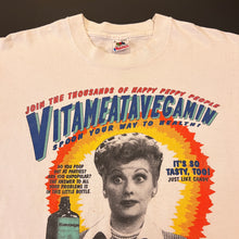 Load image into Gallery viewer, Vintage 1992 I Love Lucy Vitameatavegamin Shirt M/L