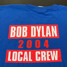 Load image into Gallery viewer, Vintage 2004 Bob Dylan Local Crew Blue Shirt XL