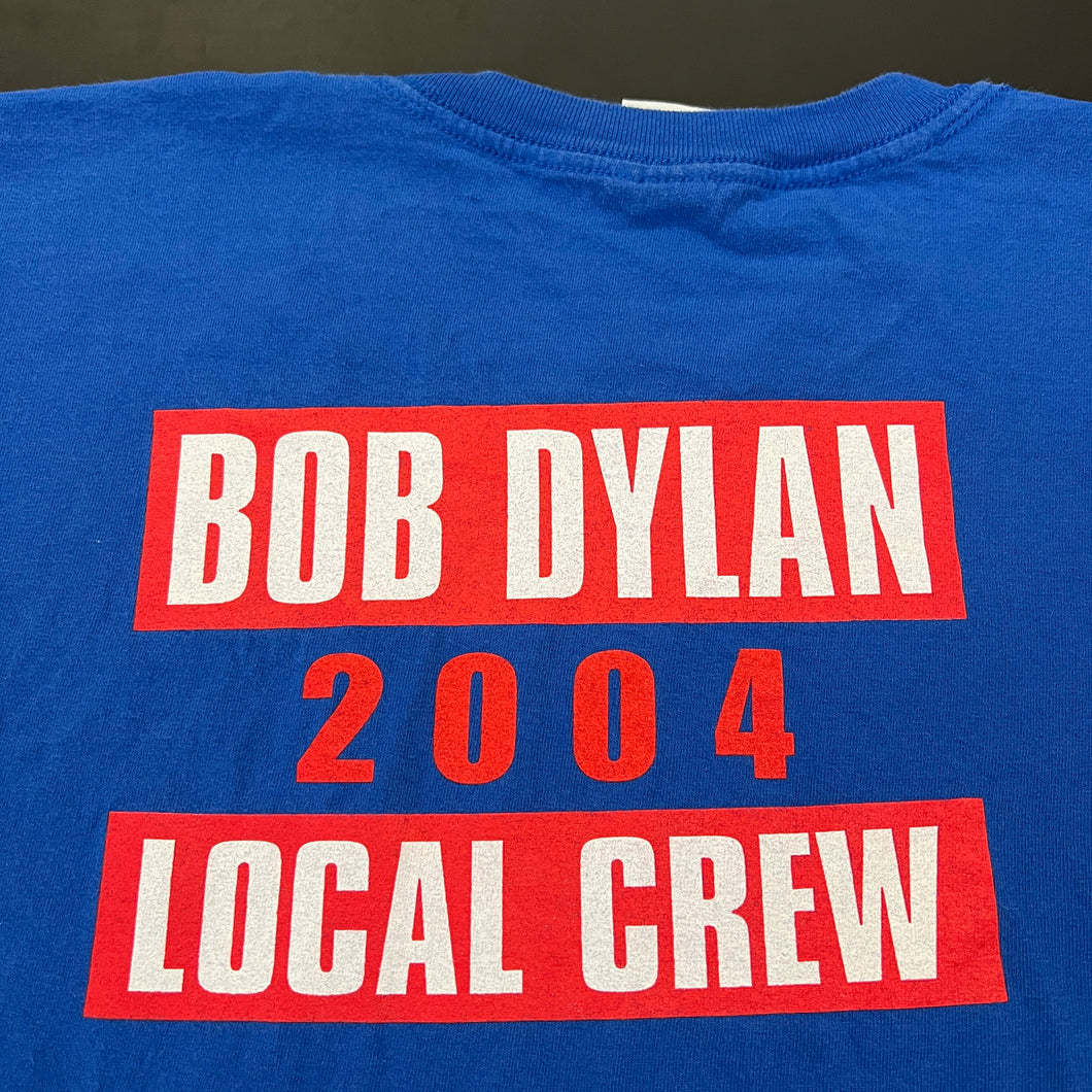 Vintage 2004 Bob Dylan Local Crew Blue Shirt XL