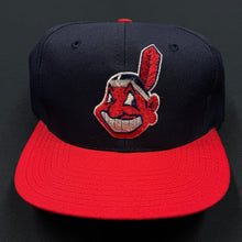Load image into Gallery viewer, Vintage Cleveland Indians Wahoo Snapback Hat