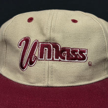 Load image into Gallery viewer, Vintage UMass Minutemen Beige Snapback Hat