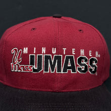 Load image into Gallery viewer, Vintage UMass Minutemen Strapback Hat NWT