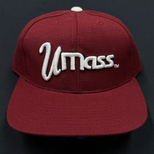 Load image into Gallery viewer, Vintage UMass Minutemen Spell Out Snapback Hat
