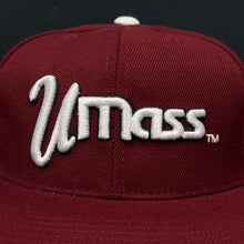 Load image into Gallery viewer, Vintage UMass Minutemen Spell Out Snapback Hat