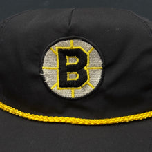 Load image into Gallery viewer, Vintage Boston Bruins Rope Snapback Hat