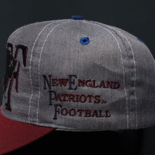 Load image into Gallery viewer, Vintage New England Patriots Overdyed Snapback Hat