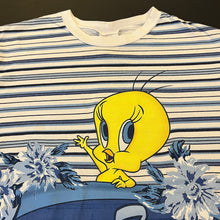 Load image into Gallery viewer, Vintage 1996 Tweety Bird Looney Tunes Blues Shirt L