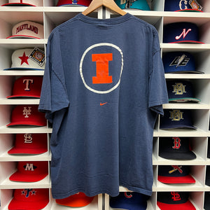 Vintage University Of Illinois Nike Shirt 2XL