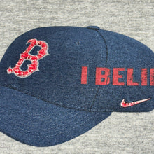 Load image into Gallery viewer, Vintage Boston Red Sox Nike Hat Long Sleeve Shirt L/XL