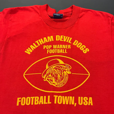 Vintage Waltham Devil Dogs Football Shirt S