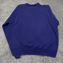Load image into Gallery viewer, Vintage Champion Spell Out Blue Sweatshirt L/XL