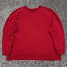 Load image into Gallery viewer, Vintage Nike Swoosh Red Sweatshirt 2XL