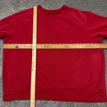 Load image into Gallery viewer, Vintage Nike Swoosh Red Sweatshirt 2XL
