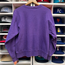 Load image into Gallery viewer, Vintage Champion Spellout Purple Crewneck M