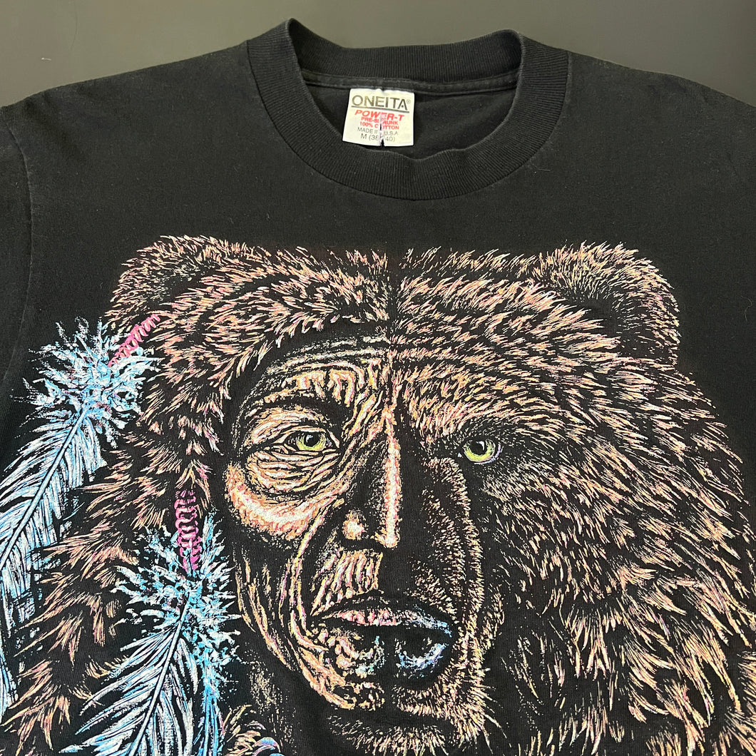 Vintage 1994 Native American Bear Shirt M