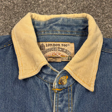 Load image into Gallery viewer, Vintage London Fog Denim Corduroy Collared Jacket L