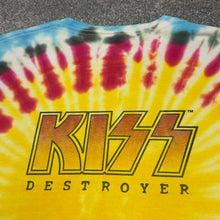Load image into Gallery viewer, Vintage KISS Destroyer Tie Dye Distressed Shirt XL
