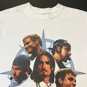 Vintage 2001 Backstreet Boys Black & Blue Tour Shirt S