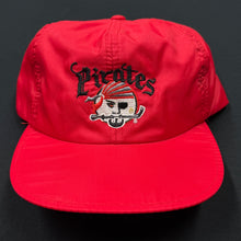Load image into Gallery viewer, Portland Pirates Nylon Red Snapback Hat