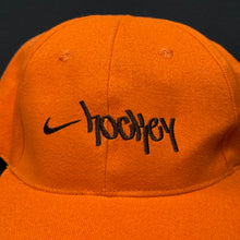 Load image into Gallery viewer, Vintage 2001 Nike Hockey Orange Fitted Hat NWT
